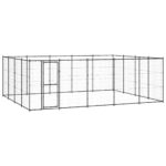 Outdoor Dog Kennel Steel 24.2 m²