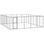 Outdoor Dog Kennel Steel 36.3 m²