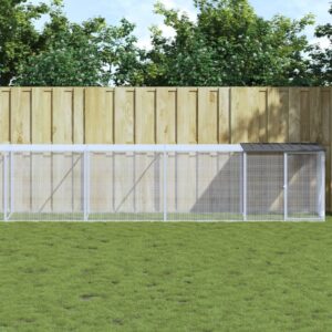 Chicken Cage with Roof Anthracite 803x98x90 cm Galvanised Steel