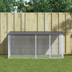 Chicken Cage with Roof in Anthracite Galvanised Steel for Small Animals  Versatile and Durable