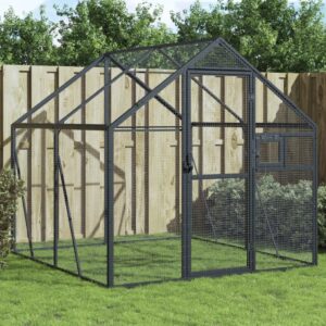 Large Aluminium Bird Aviary with Lockable Door and Ample Activity Space