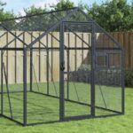 Large Aluminium Bird Aviary with Lockable Door and Ample Activity Space