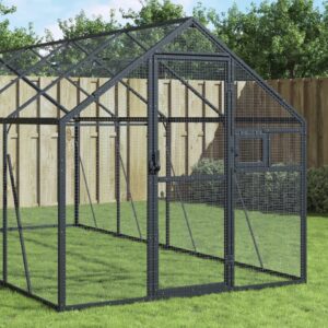 Large Aluminium Bird Aviary with Lockable Door and Ample Activity Space