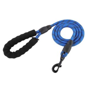 1.5 Metre Dog Lead with Foam Handle and Reflective Threads for Comfortable Walks