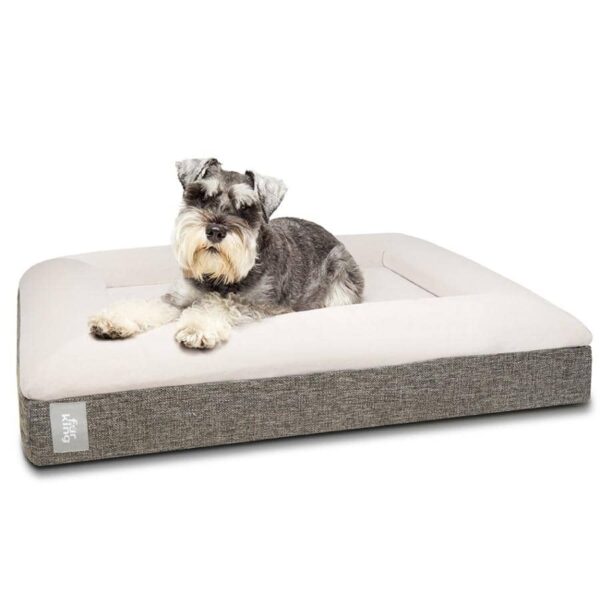 Orthopedic Dog Bed with Memory Foam Machine Washable Water-Resistant Comfort