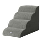 Dog Ramp Steps Foam 4 Tier Pet Stairs For Bed Sofa Car Portable Indoor