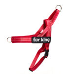 Quick Fit Dog Harness Large Red Reflective Breathable Y  Easy to Use