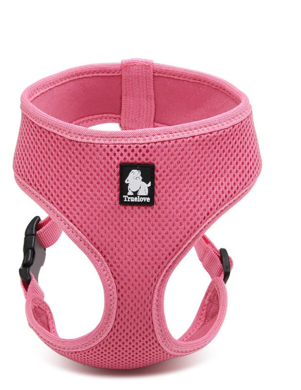 Everyday Dog Harness Lightweight Adjustable Breathable Mesh Comfortable Pink S