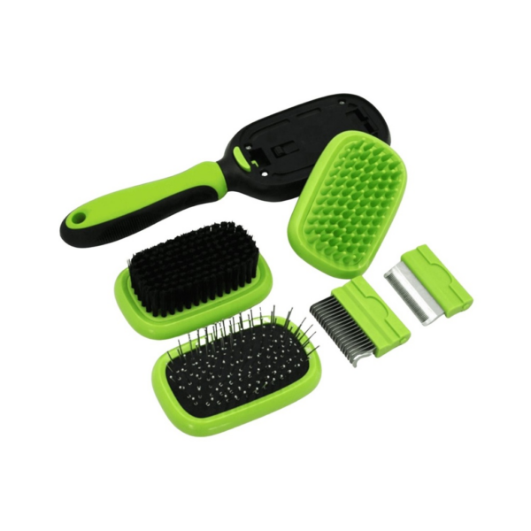 5in1 Pet Grooming Set for Dogs Cats Rabbits Deshedding Dematting Brushes