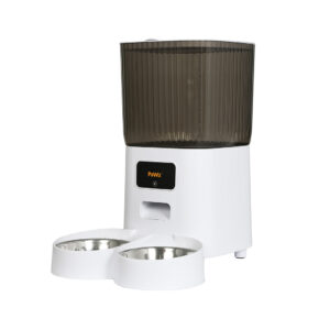 5L Automatic Pet Feeder 2 Bowl White