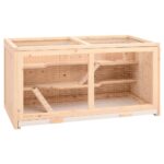 Hamster Cage 89.5x45x45 cm Solid Wood Fir