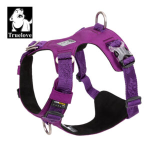 Lightweight Tactical Military Dog Harness Waterproof Durable Training Gear Purple