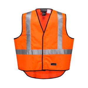 High Visibility Safety Vest with  Reflective Tape for Workwear and Patrol XL