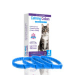 Calming Collars for Cats Adjustable Blue 4 Pack Natural Anxiety Relief