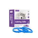 Calming Collars Dogs Adjustable Blue 3 Pack Natural Stress Relief Size